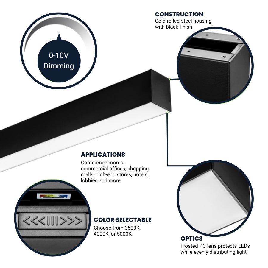 led tube light fixture 8ft 5cct color temperature dimmable at switchtoled.com