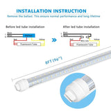 LED tube lights installation instruction at switchtoled.com