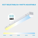 LED light bar with color temperature options on a white background