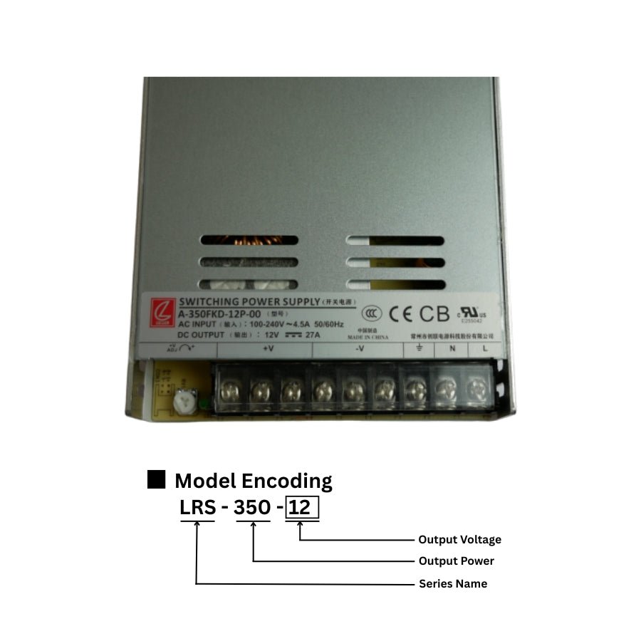power supply for led lights LRS-35012 model