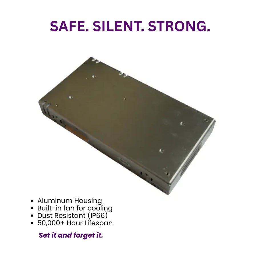 power supply for led lights safe and silent