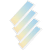 4 pack 1x2 FT LED Flat Panel Light Surface Mount