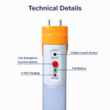 t8 led emergency tube light with technical details at switchtoled.com