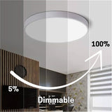 dimmable led flush mount ceiling light at switchtoled