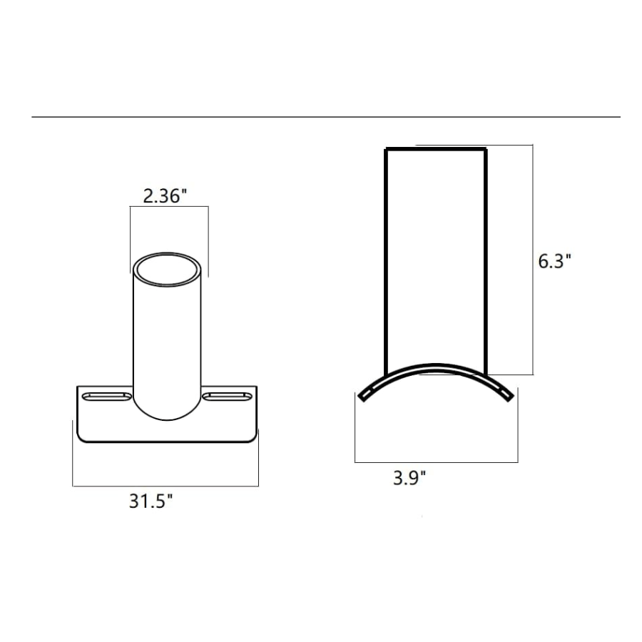 switchtoled round tenon mount adapter