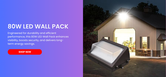 80W LED Wall Pack with real application at switchtoled 
