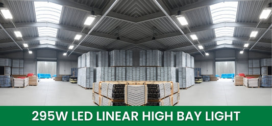 295W LED Linear High Bay Light for Commercial Projects