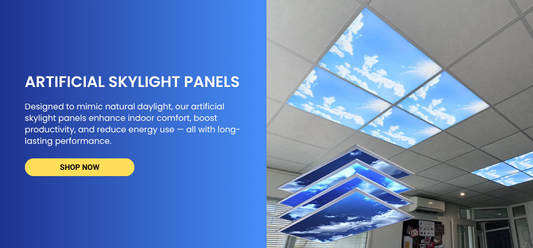 Artificial Skylight Panels with real application 
