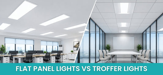 Flat Panel Lights vs. Troffer Lights: Which Is the Better Choice for Your Commercial Space?