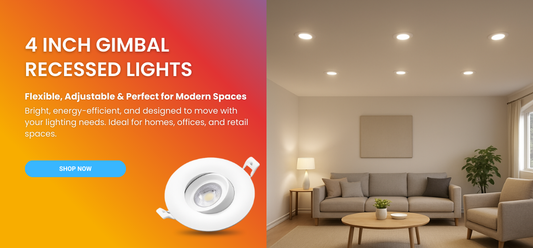  4-Inch Gimbal Recessed Lights