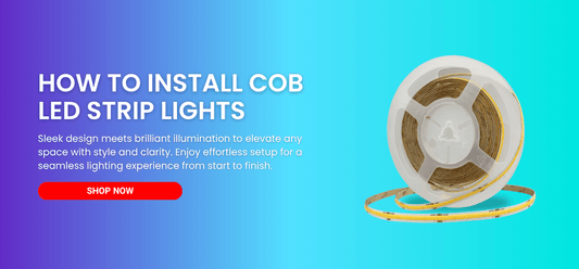 How to Install COB LED Strip Lights​?