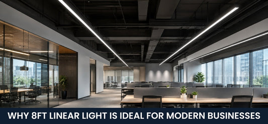 Why the 8FT Black LED Linear Light 80W Is the Ideal Commercial Lighting Solution for Modern Businesses