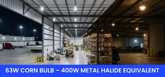 63W LED Corn Light Bulb – 400W Metal Halide Equivalent