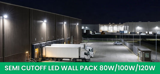 semi cutoff led wall pack 80W/100W/120W