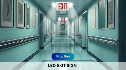 Exit Sign with led lights at switchtoled.com