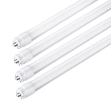 T8 8FT LED Tube Light, 8 Foot T8 LED Tube Light Single Pin FA8 Base, Ballast Bypass 50W 6750LM, 6500K Cool White, Frosted Cover (Replace 150W LED Flourescent Bulbs) Dual-Ended Power AC100-277V