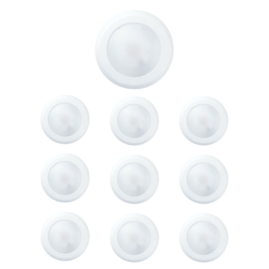 10 Pack 6 Inch LED Disc Light Flush Mount Ceiling Downlight 15W 1200LM 3CCT Dimmable at SwitchToLED