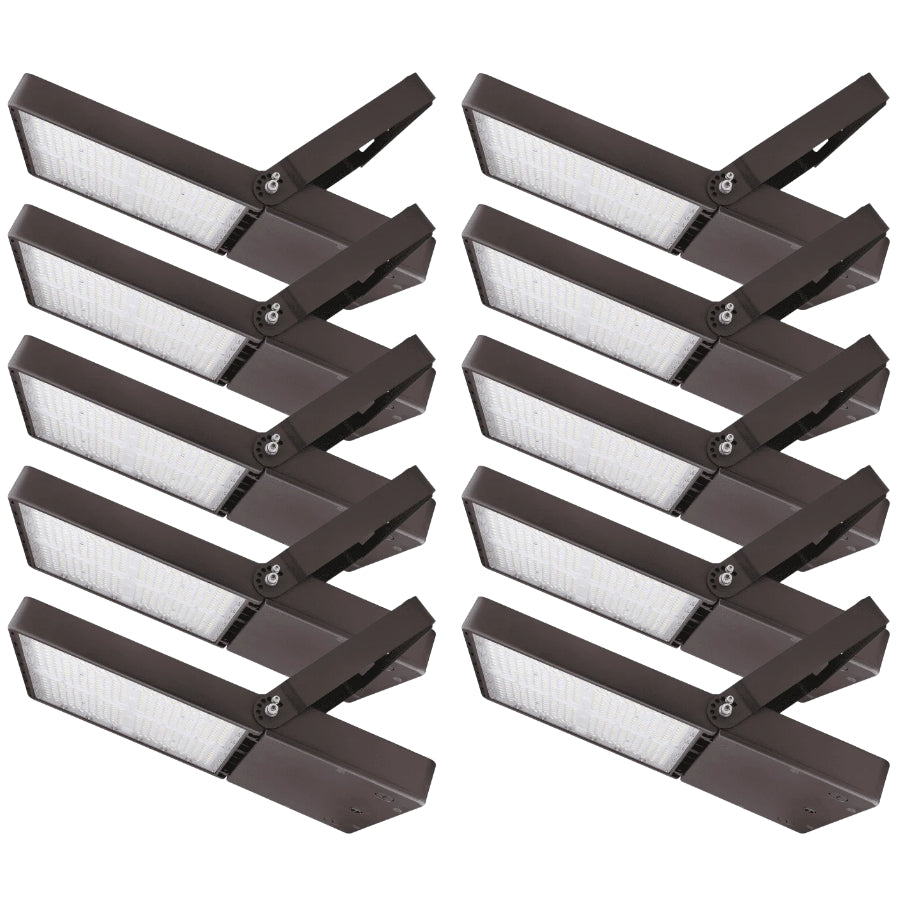 10 Pack High-output 300W LED flood light at switchtoled