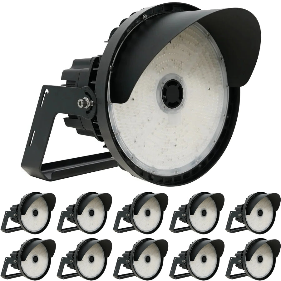 10 Pack LED Sports Lights for large scale outdoor lighting