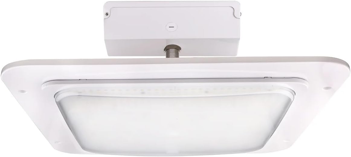 200W LED Canopy Light,28000 Lumens,600-850W HPS/HID Replacement,140 LM/W, 5700K Cool White, Waterproof Outdoor Rated, DLC&UL Listed, Gas Station, Street, Area & Outdoor Lighting, White