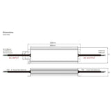 product dimension  12V LED Driver Power Supply 300w