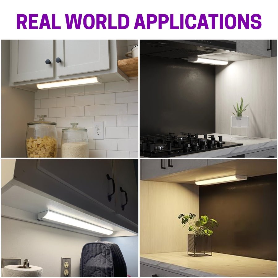 real world applications for 12 inch led under cabinet light at switchtoled 