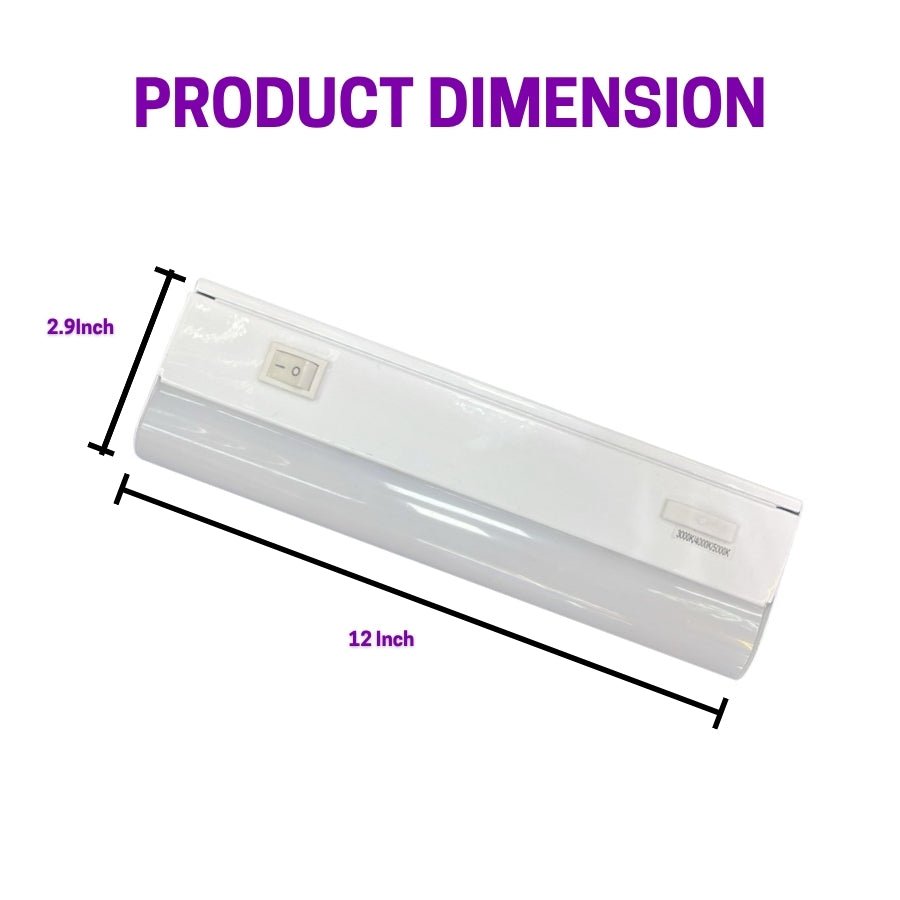 under cabinet light bulbs length 12 inch and width 2.9 inch at switchtoled 