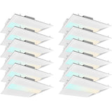 2x2 FT Center Basket LED Troffer Panel Light, 20/25/30/35/40W, 5 Color Options 3000K |3500K| 4000K | 5000K|6500K, Dimmable Drop Ceiling Lights, 2600/3250/3900/4550/5200Lumens, Damp Rated, 100-277V, DLC Premium