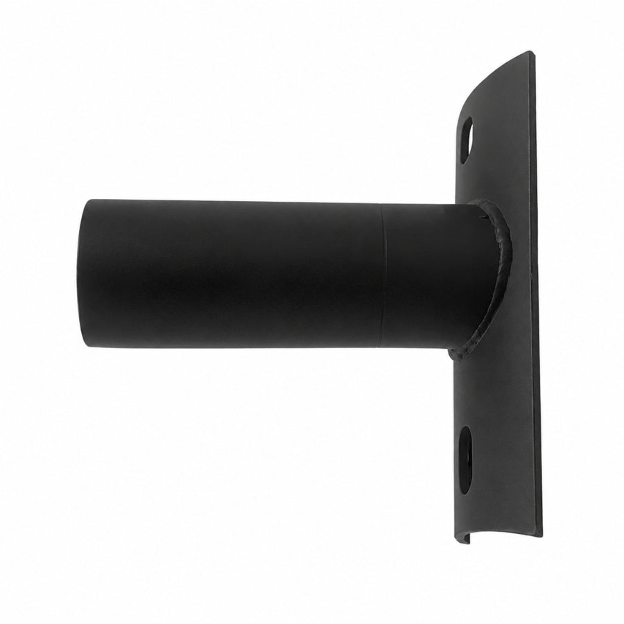 Tenon Adapter for 2-3/8″ Slip Fitter Shoebox LED Street Light, Side Tenon for Round Pole 2-3/8″ Outer Diameter, Single Spoke Mount Light Pole Brackets, Bronze Steel