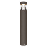 24W Modern Angled LED Bollard Light – Selectable 14W/19W/24W, 3000K–5700K 3CCT Adjustable, 3600LM High Brightness, IP65 Waterproof Aluminum Body, UL ETL DLC Certified Commercial Outdoor Pathway & Landscape Lighting – 5-Year Warranty