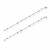 8FT LED Vapor Tight Light Fixture – 120W/110W/100W/90W Adjustable, 5CCT Selectable 3000K-6500K, IP65 Waterproof Dimmable Commercial Shop Light for Parking Garage, Warehouse, Car Wash, ETL Listed
