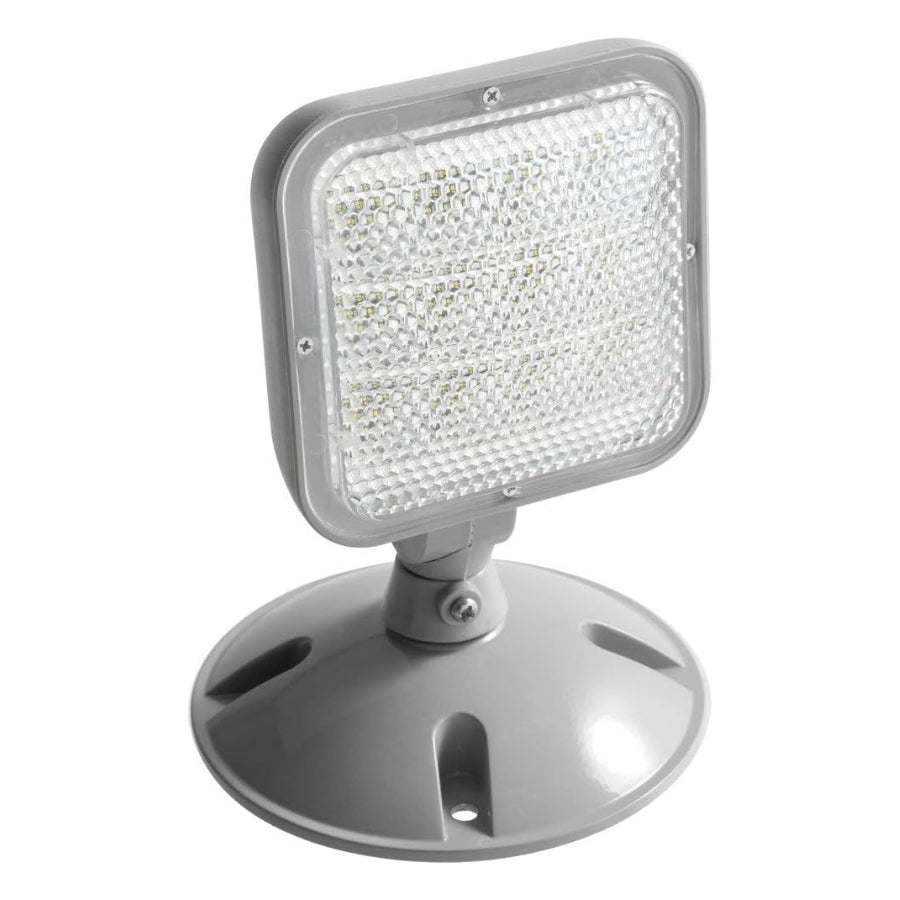 Outdoor LED Remote Emergency Light Head, Weatherproof Wet Location, Adjustable Single Head, 1.2W, 3.6–15V DC, UL Listed Commercial Emergency Lighting