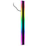 4FT RGB Slim Linear LED Wall Light, Smart Color-Changing LED Wall Sconce with LotusLamp X App Control, Midnight Black Finish, Multicolor Ambient Lighting for Gaming Room, Bedroom, Living Room, Restaurant and Modern Interiors