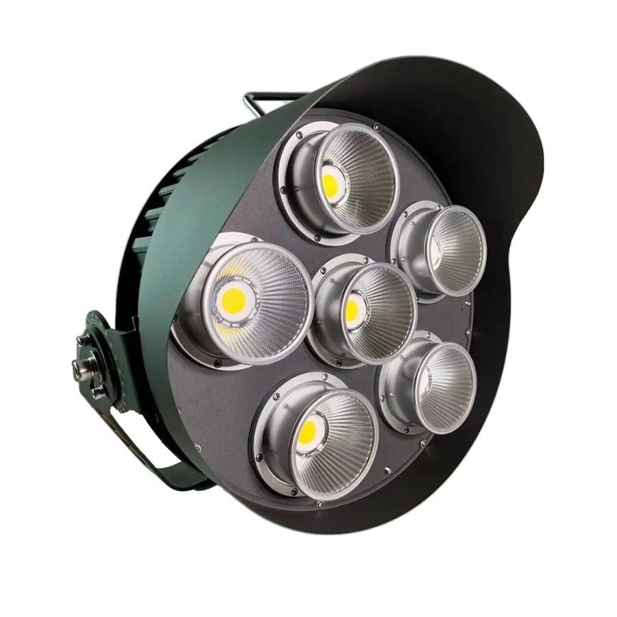 600W LED Stadium Light (Replaces 1200W–2000W Metal Halide), 78,000 Lumens 130LM/W High Output, 5000K Daylight, 38° Beam Angle Sports Flood Light, 120–277V, IP65 Waterproof, 10KV Surge Protection High Mast Lighting