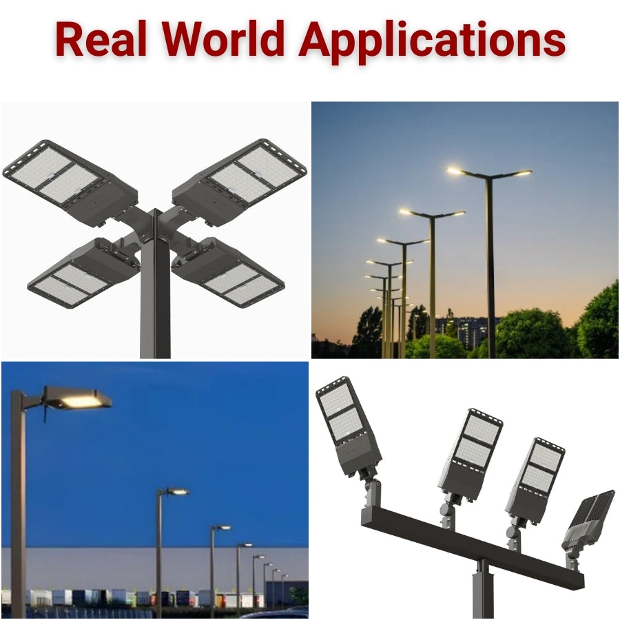 20 foot steel area lights real commercial use