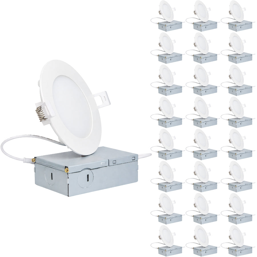 24 Pack 4 Inch LED Recessed Ceiling Lights Bundle at SwitchToLED