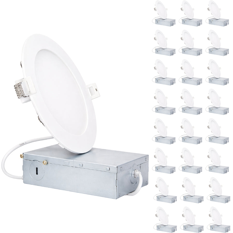 24 Pack 6 Inch LED Recessed Ceiling Lights Bundle at SwitchToLED