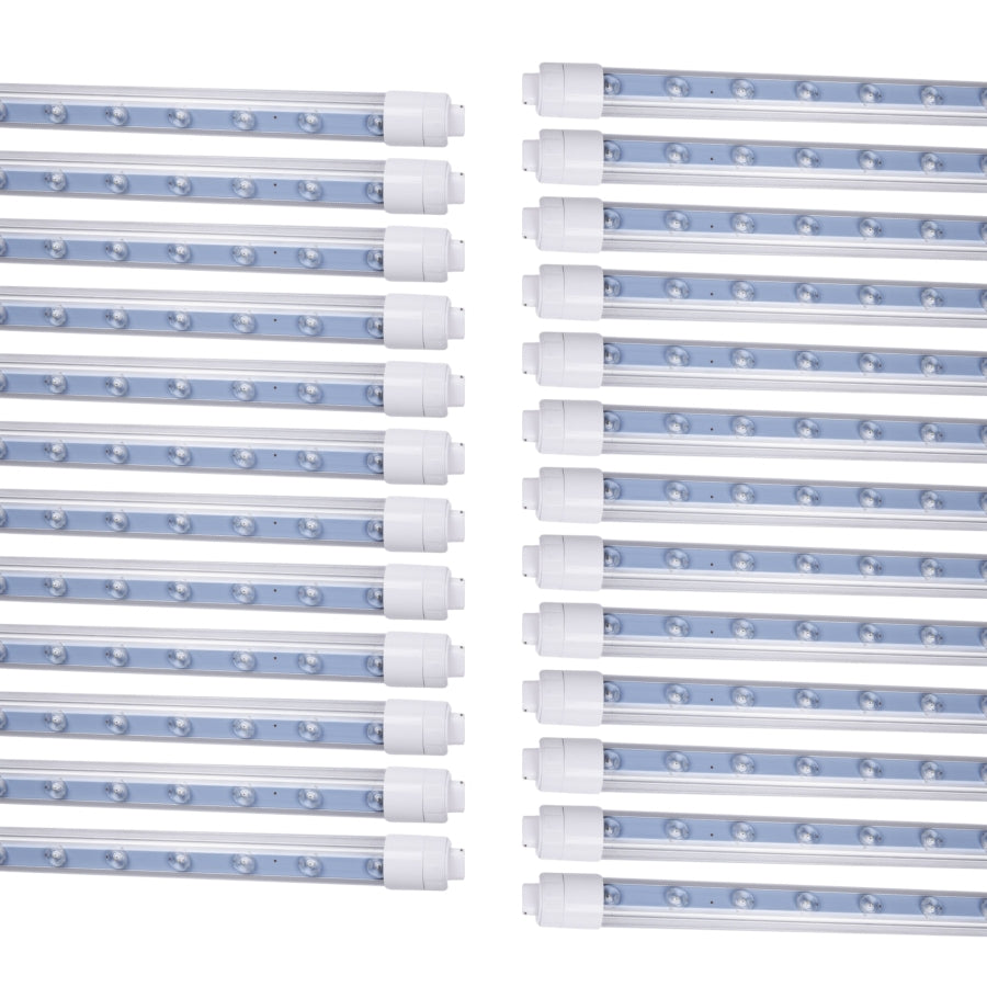 10ft LED Tube Lights 55w 25 pack at switch to led 
