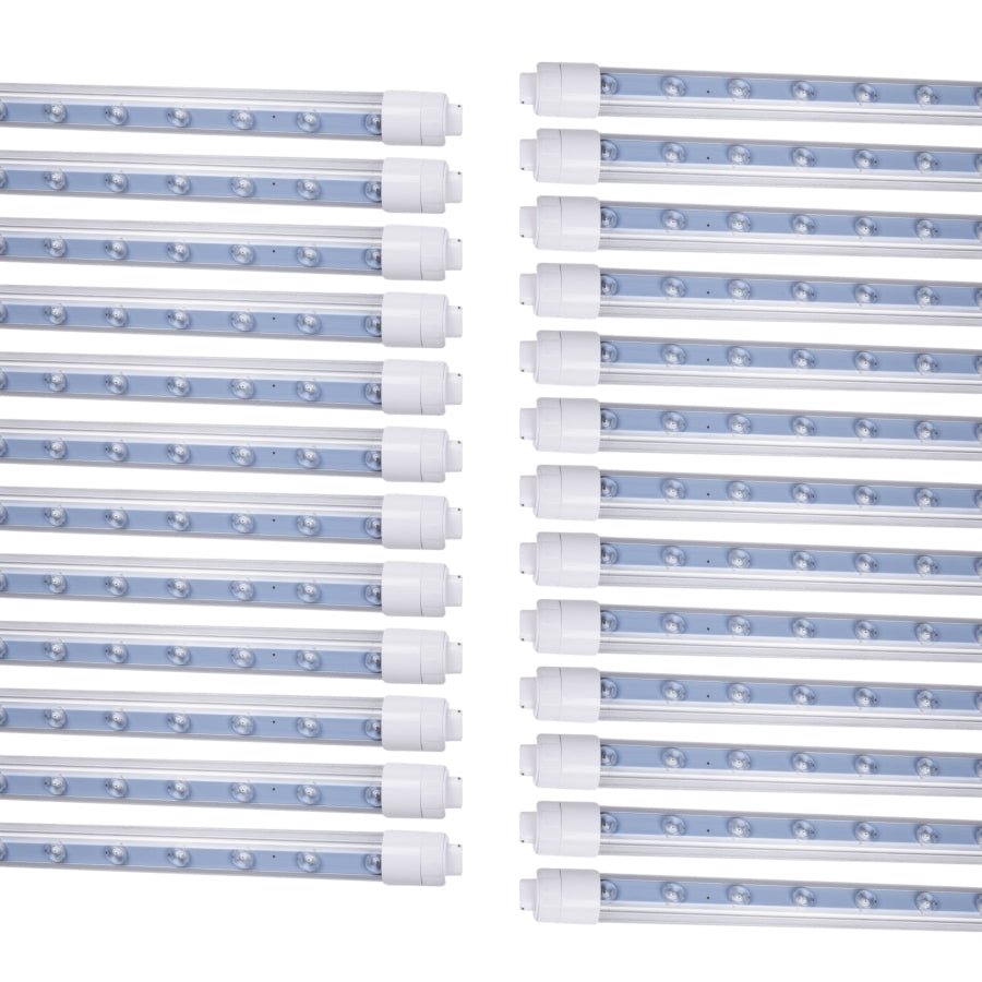 10ft LED Tube Lights 55w 25 pack at switch to led 