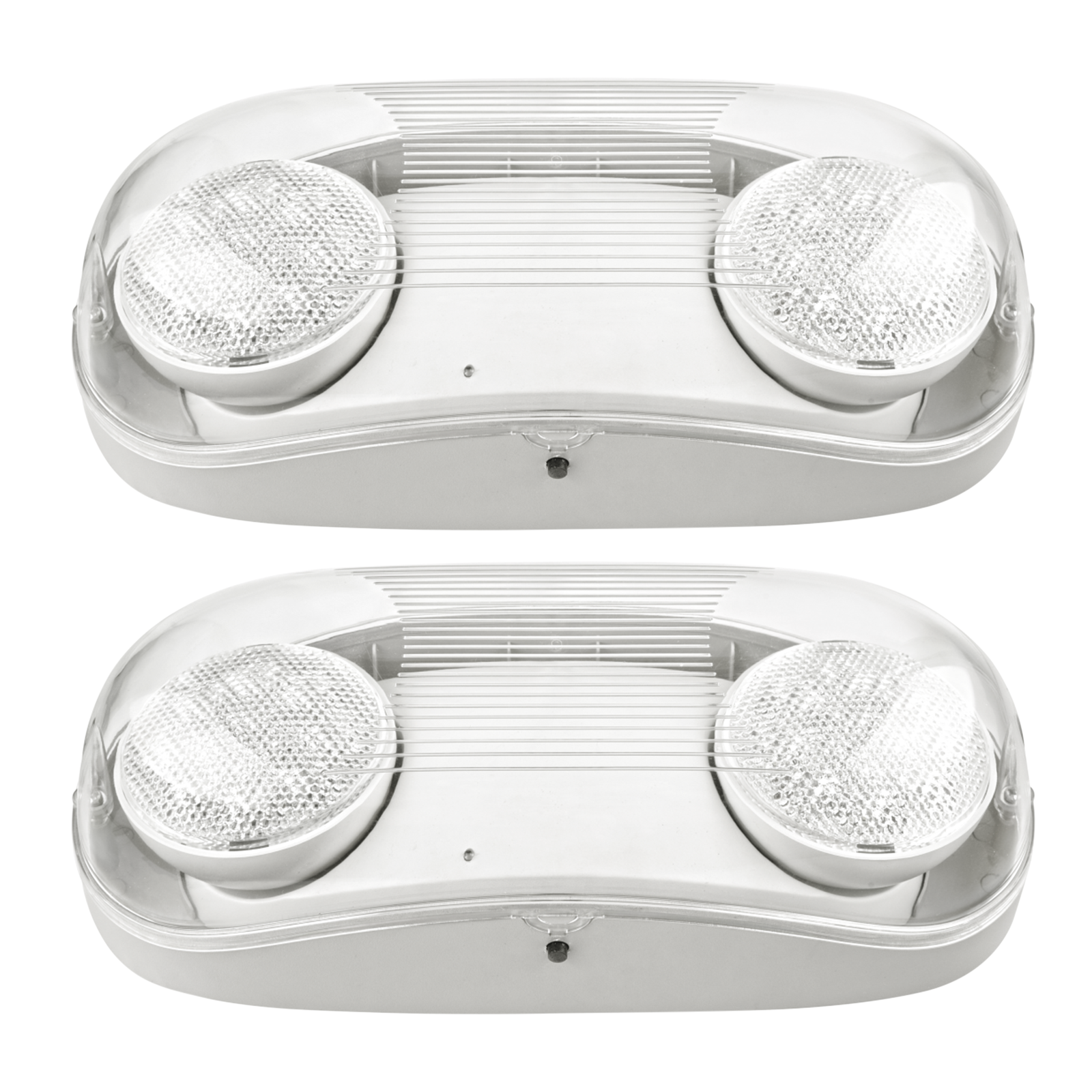 Outdoor Rated High Output White LED Emergency Light (Bug Eyes) with Battery Backup, Wet Location Listed, 90-Minute Minimum Capacity, 120V-277V