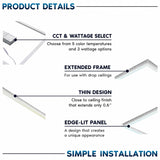 2×2 FT Edge-Lit Frame &amp; T-Grid LED Panel at switchtoled