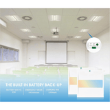 switchtoled 2x2 led troffer lights with battery backup 