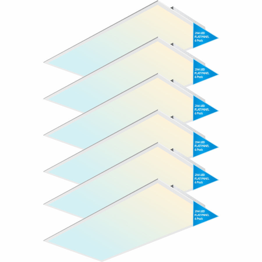 2x4 LED Flat Panel 6 pack at switchtoled.com