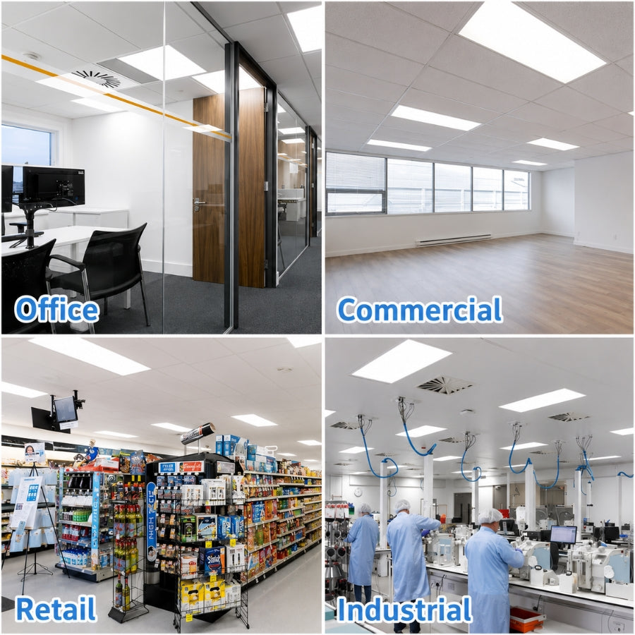 2x4 LED Flat Panel Light Applications at Switchtoled.com