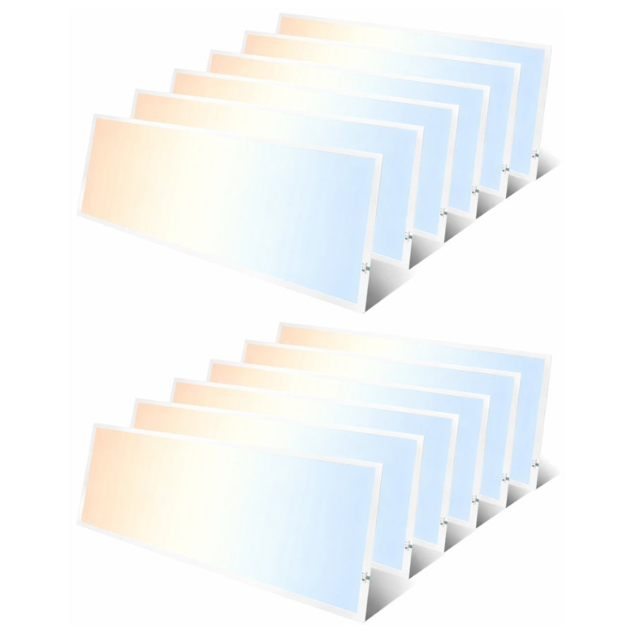 Set of color swatches arranged in a staircase pattern on a white background at switchtoled.