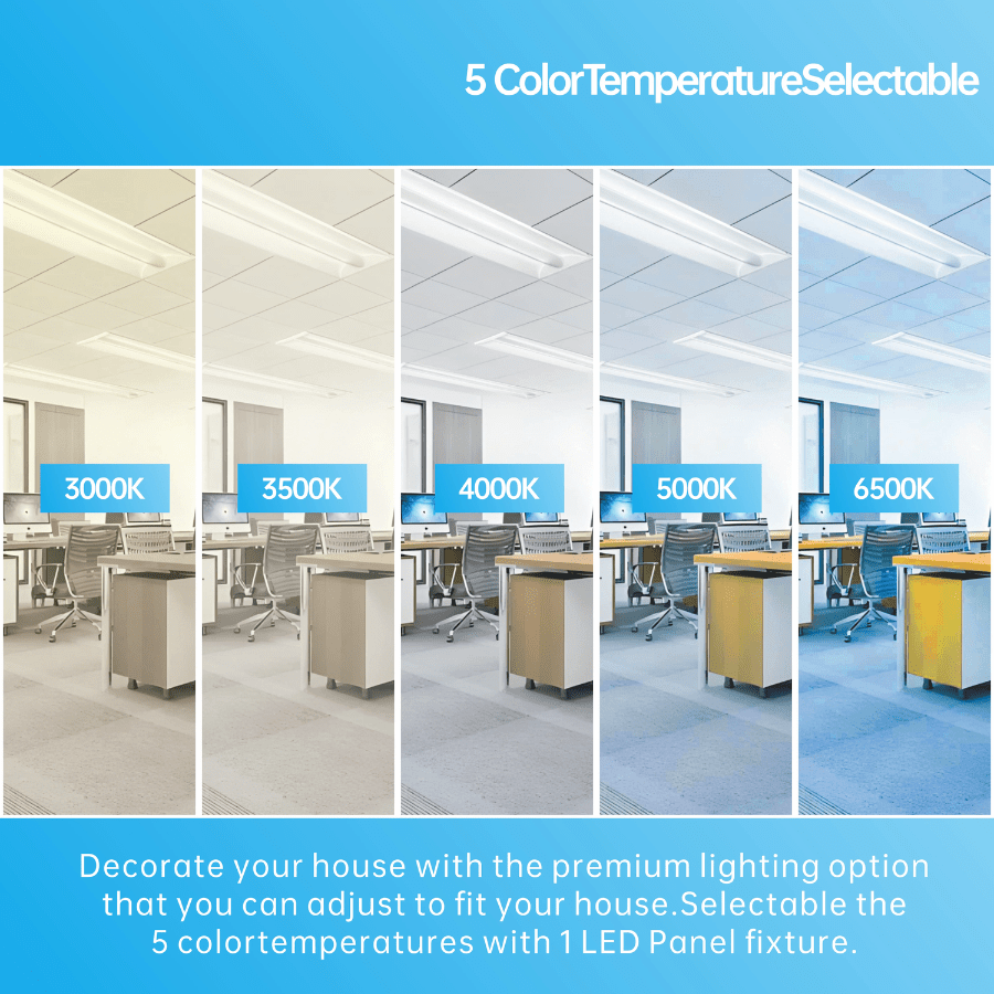 switchtoled 2x4 light fixture 5cct color temperature 