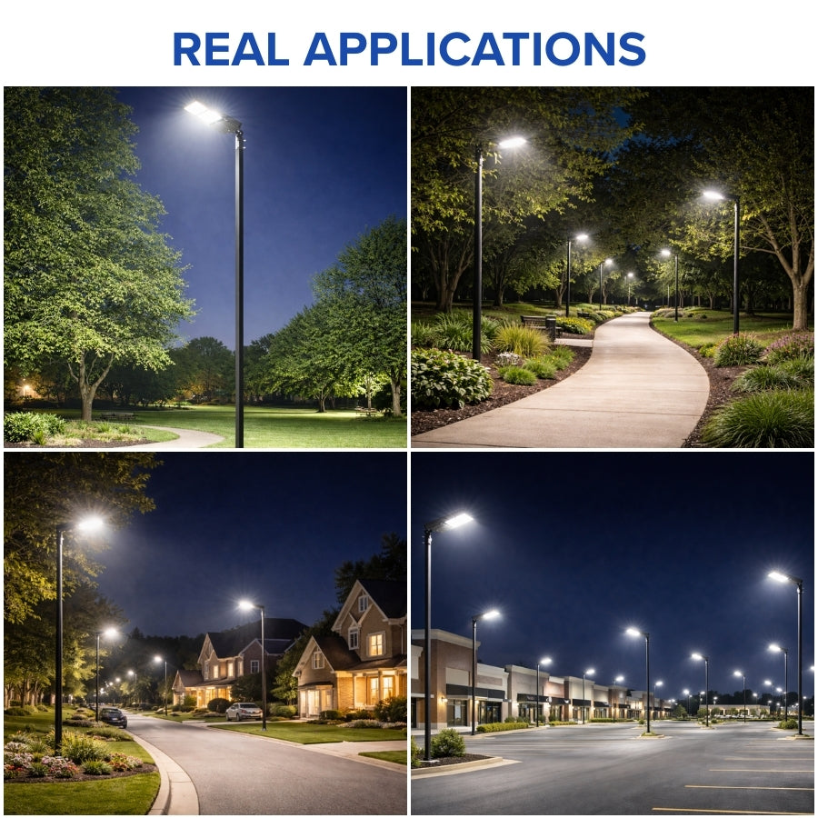 300W LED parking lot light commercial outdoor area lighting for parking lot street and roadway at switchtoled.com