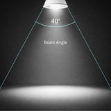 LED MR16 Bulb, 7W (50W Halogen Equivalent), 500 Lumens, 5000K Daylight White, 40° Flood Beam, Dimmable, 12V Low Voltage, GU5.3 Base, UL Damp Rated, Accent & General Lighting