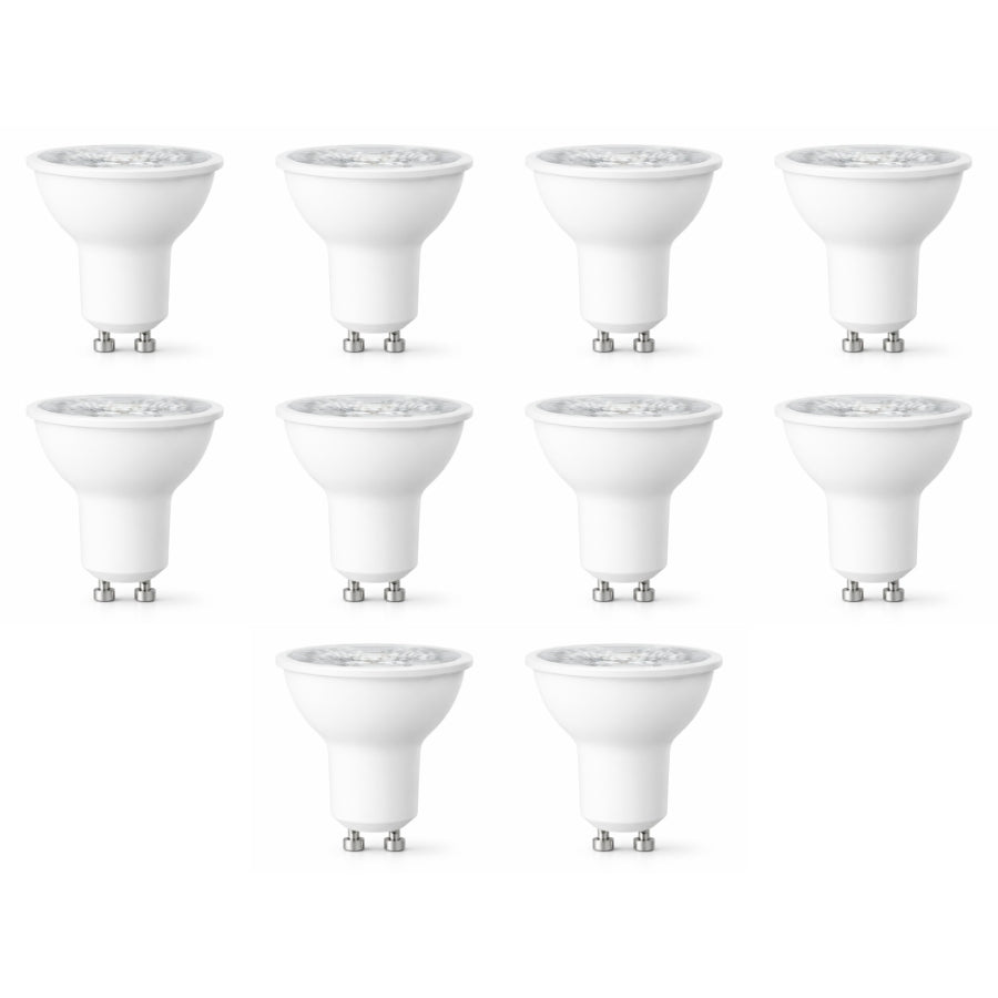 LED PAR16 GU10 Bulb, 6W (50W Halogen Equivalent), 400 Lumens, 3000K Halogen White, CRI 94 High Color Rendering, 40° Flood Beam, Dimmable, 120V, UL Damp Rated, Track & Recessed Lighting