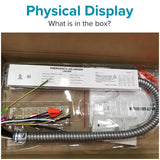 40W LED Emergency Battery Backup Inverter, 100-347V Input, 170VDC Output Emergency Driver, 90-Minute Backup Power Supply for LED Panel, Troffer & High Bay Lights, UL924 Commercial Emergency Lighting Solution